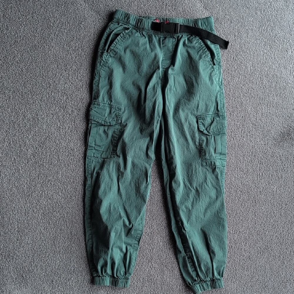 UNIONBAY Teal Cargo Pants Size 0 - Picture 2 of 8